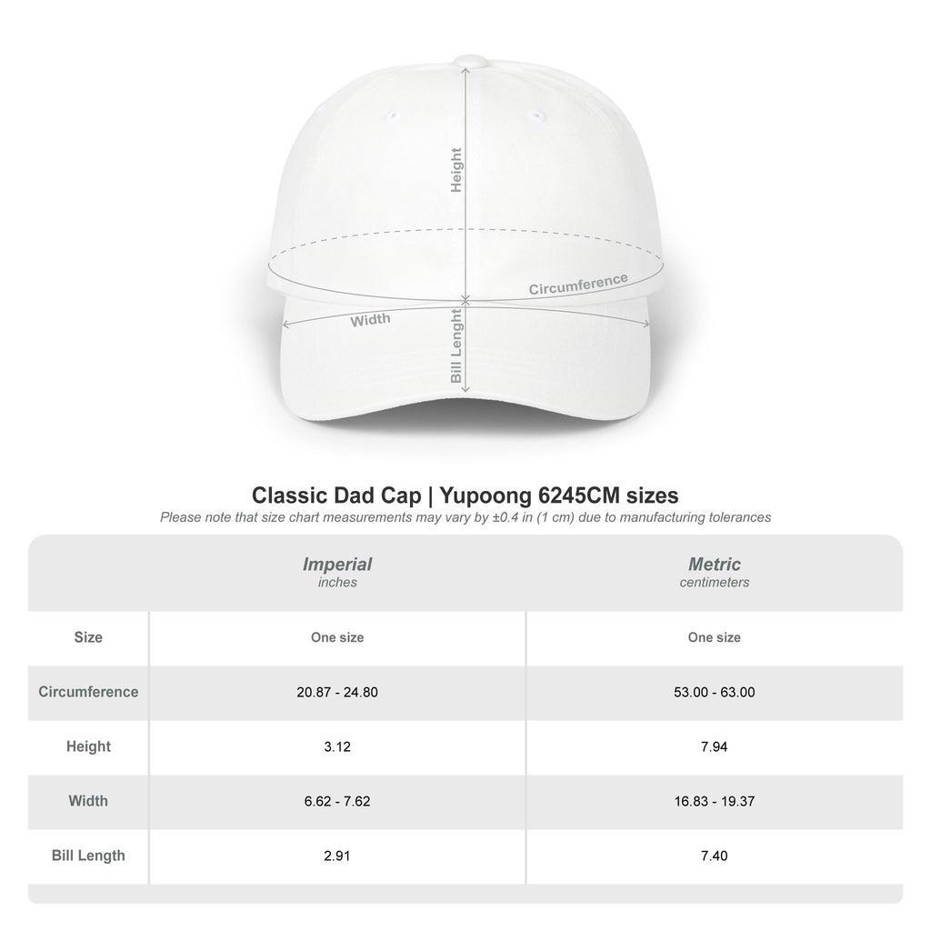 PPRC Run Club Classic Dad Cap — White Embroidered Patch Hat