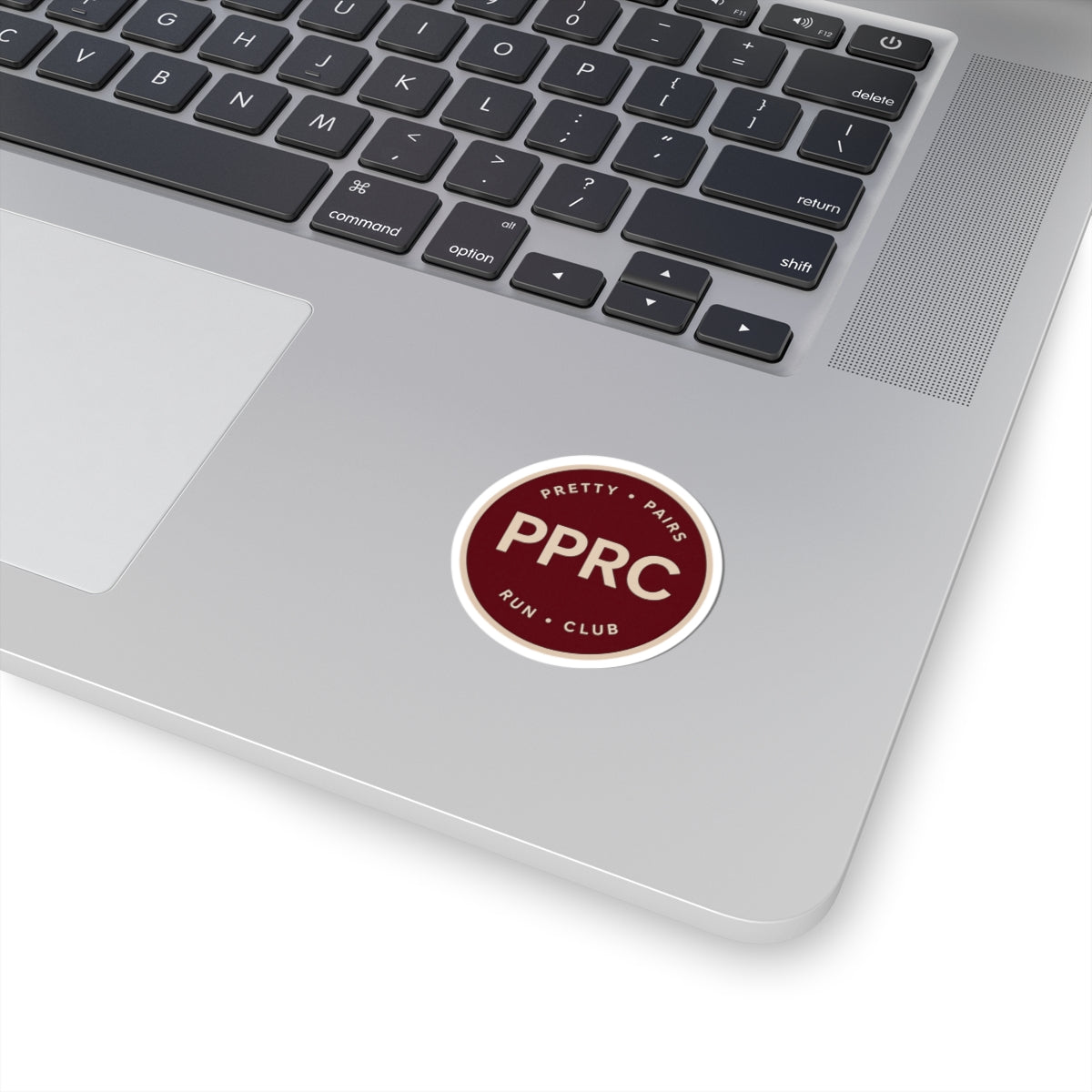 PPRC Sticker — Pretty Pairs Run Club Round Kiss-Cut Vinyl Sticker