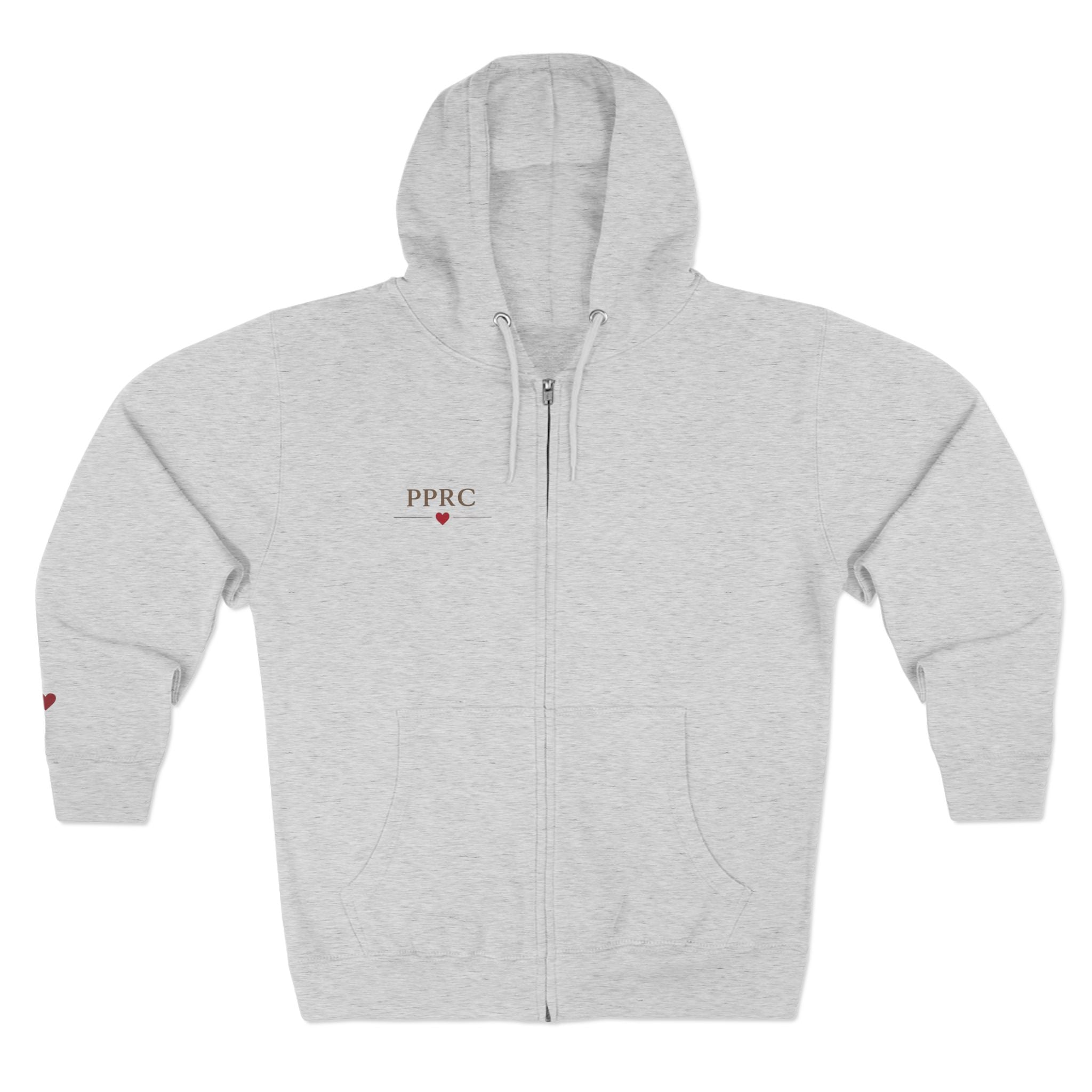 PPRC Zip Hoodie — “Let’s Go Pretty Far, Together.”
