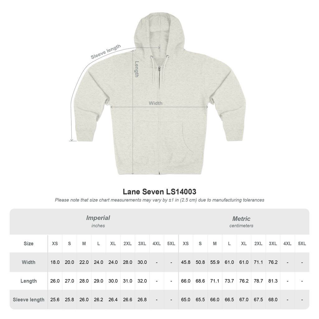 PPRC Zip Hoodie — “Let’s Go Pretty Far, Together.”
