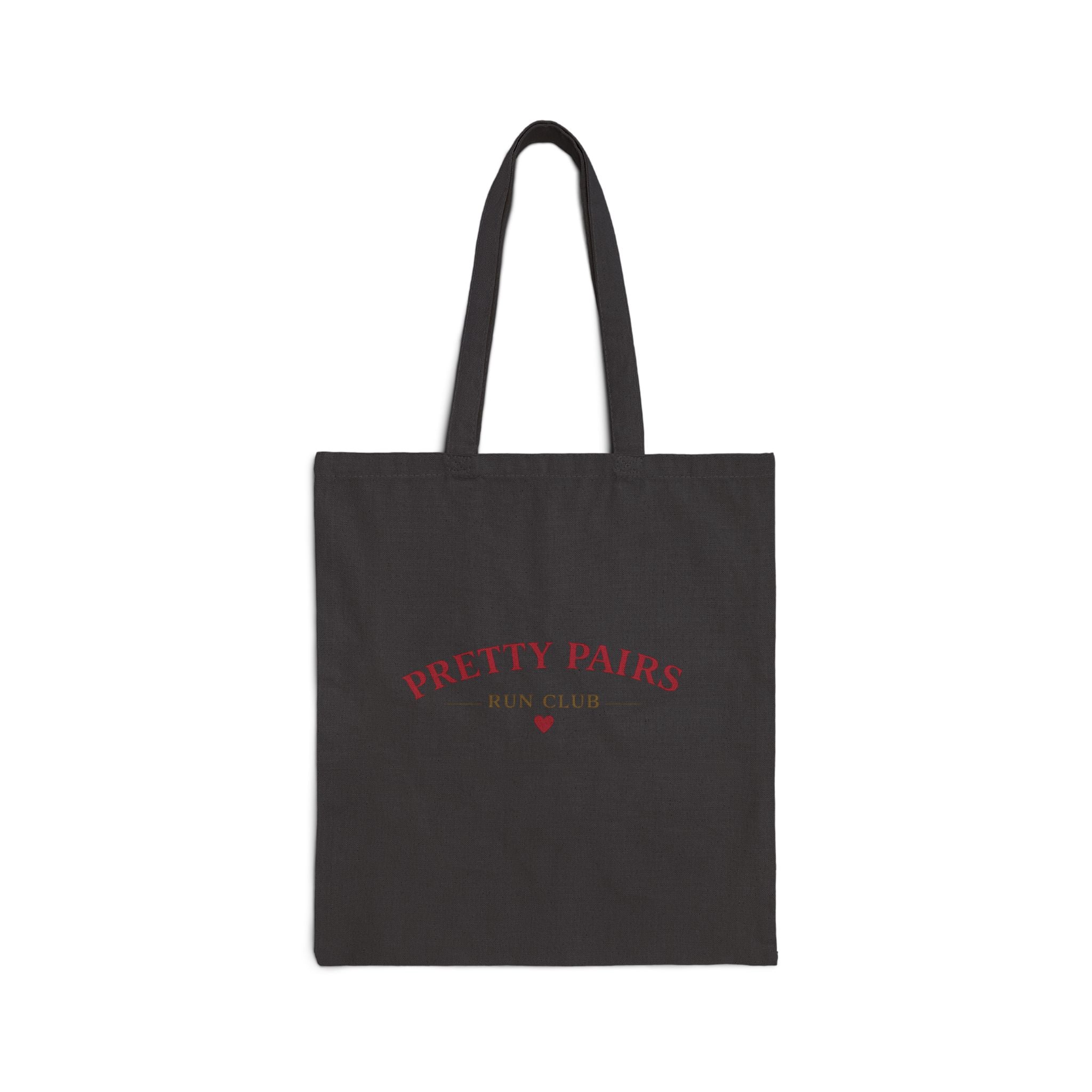 Tote Bag — "Pretty Pairs" Romantic Canvas Tote (Let’s go pretty far together)